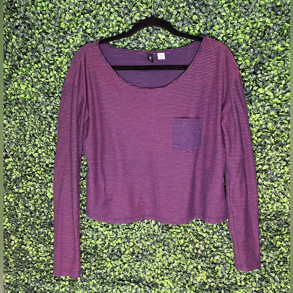 BDG Striped Crop Top